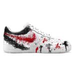 [Custom Male Marvel superhero Venom in black and red]  Air Force 1 Skateboarding Shoes Men - Image 2