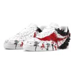 [Custom Male Marvel superhero Venom in black and red]  Air Force 1 Skateboarding Shoes Men - Image 3