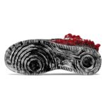 [Custom Superhero Venom is black and red]  Air Force 1 Skateboarding Shoes Unisex Low-top Black/Red - Image 6