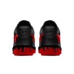 [Custom Black Chili Peppers]  Air Force 1 Skateboarding Shoes Men Low-top Red/Black - Image 4