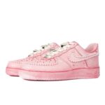 [Custom Men's and women's cherry blossom pink silk pearls]  Air Force 1 Low Skateboarding Shoes Unisex - Image 3