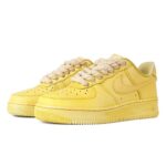 [Custom Men's low-top dyed board shoes in yellow QD]  Air Force 1 Skateboarding Shoes Men - Image 3