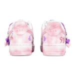 [Custom Men's low-top heart-shaped sneakers in pink and white] Male  Air Force 1 Low Skate shoes - Image 5