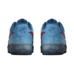 [Custom Men's low-top blue Rhapsody sneakers]  Air Force 1 Skateboard Shoes Men Low-Top Blue/Red/Yellow - Image 4
