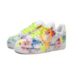 [Custom Colorful ink-splashing male]  Air Force 1 Skateboarding Shoes Men Low-top White/Red/Yellow/Green/Blue - Image 2