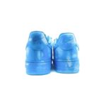 [Custom Men's style dyed, scratched and aged blue Air force]  Air Force 1 Skateboarding Shoes Men Low-top Blue - Image 5