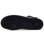 [Custom The male and female versions of SNAKE]  Air Force 1 Skateboard Shoes Unisex High-Top Black White - Image 5