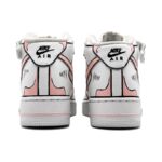 [Custom Men's dynamic 2D pink and grey style]  Air Force 1 Skateboarding Shoes Men - Image 6