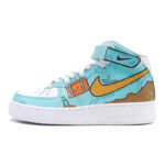 [Custom 520 Men's Tiffany Green South Coast]  Air Force 1 Skateboarding Shoes Men - Image 2