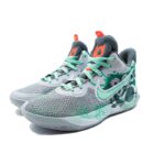 [Custom Mint bomb]  KD Trey 5 X Basketball Shoes Unisex Mid-top Cyan - Image 3