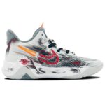 [Custom Lost in the mist]  KD Trey 5 Basketball Shoes Unisex Low-top Gray - Image 2