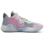 [Custom Graffiti storm]  KD Trey 5 IX Basketball Shoes Unisex Mid-Top Pink - Image 2