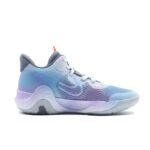 [Custom Phantom]  KD Trey 5 IX Basketball Shoes Unisex Mid-Top White/Gray/Purple - Image 2