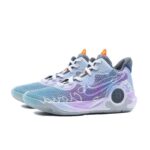 [Custom Phantom]  KD Trey 5 IX Basketball Shoes Unisex Mid-Top White/Gray/Purple - Image 3