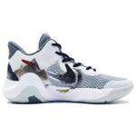 [Custom Let me be free and easy]  KD Trey 5 IX Basketball Shoes Unisex Mid-Top Black/White/Grey - Image 2