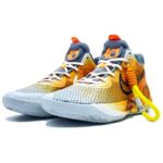 [Custom Sunset Coast]  KD Trey 5 IX Basketball Shoes Men Mid-top Yellow - Image 3