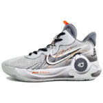[Custom Batman]  KD Trey 5 IX Basketball Shoes Unisex Low-Top Orange - Image 2