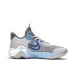 [Custom "Heartless Bear"]  KD Trey 5 Basketball Shoes Unisex Mid-Top Gray/Blue - Image 2