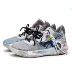 [Custom The Sea of Disappointment]  KD Trey 5 IX Basketball Shoes Unisex Mid-Top Gray/White - Image 3