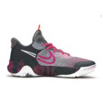 [Custom Little Rabbit Rhapsody]  KD Trey 5 Basketball Shoes Unisex Mid-Top Gray/Pink - Image 2