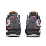 [Custom Little Rabbit Rhapsody]  KD Trey 5 Basketball Shoes Unisex Mid-Top Gray/Pink - Image 4