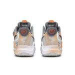 [Custom Desert speed]  KD Trey 5 IX Basketball Shoes Unisex Mid-Top Orange/White - Image 4