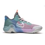 [Custom Blue and Pink Miracle]  KD Trey 5 Basketball Shoes Unisex Mid-Top Blue/Pink - Image 2