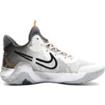 [Custom Wukong Drawing]  KD Trey 5 IX Basketball Shoes Unisex Mid-Top White - Image 4
