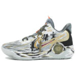 [Custom Fight over the Buddha]  KD Trey 5 IX Basketball Shoes Unisex Mid-Top Black - Image 2