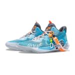 [Custom The Dream of the sea blue]  KD Trey 5 IX Basketball Shoes Unisex Mid-Top Blue Gray - Image 3