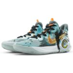 [Custom Phantom Wukong]  KD Trey 5 IX Basketball Shoes Unisex Low-top Black/Blue/Yellow - Image 2