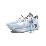 [Custom A brilliant heart message for both men and women]  KD Trey 5 IX Basketball Shoes Unisex Mid-Top Blue - Image 2