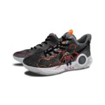 [Custom The black myth of Nezha]  KD Trey 5 IX Basketball Shoes Unisex Low-Top Red, Gold - Image 3