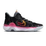 [Custom Death Flame]  KD Trey 5 IX Basketball Shoes Unisex Mid-Top Black/Gray/Red/Yellow - Image 2