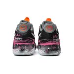 [Custom Cool Motion Powder Ink]  KD Trey 5 IX Basketball Shoes Unisex Mid-Top Black/Pink - Image 4