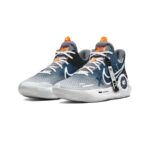 [Custom Future City]  KD Trey 5 IX Basketball Shoes Unisex Mid-Top White, Black, Gray, Blue - Image 3