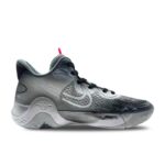 [Custom Dark mythological black and grey for both men and women]  KD Trey 5 IX Basketball Shoes Unisex Mid-Top Red - Image 2