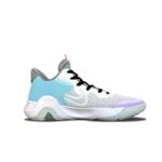 [Custom Future Warrior]  KD Trey 5 Basketball Shoes Unisex Mid-Top Blue/White - Image 2