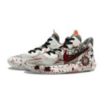 [Custom Blood-colored memories for both men and women]  Trey 5 Basketball Shoes Unisex Mid-Top Black - Image 2
