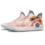 [Custom Rainforest Thailand for men and women]  Trey 5 Basketball Shoes Unisex Mid-Top Orange/Red/Black - Image 3