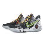 [Custom Unisex SWAGGY]  KD Trey 5 IX Basketball Shoes Unisex Mid-Top Gray/Black/Green - Image 3