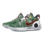 [Custom Christmas wishes for both men and women]  KD Trey 5 IX Basketball Shoes Unisex Mid-Top Green/white/red/black - Image 2