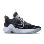 [Custom Unisex Dawn Frontline style]  KD Trey 5 IX Basketball Shoes Unisex Mid-Top Black/Gray/Orange - Image 2