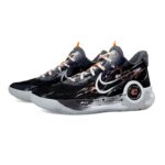 [Custom Unisex Dawn Frontline style]  KD Trey 5 IX Basketball Shoes Unisex Mid-Top Black/Gray/Orange - Image 3