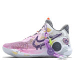 [Custom Neon Spaces for men and women]  KD Trey 5 IX Basketball Shoes Unisex Low-top Pink