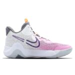 [Custom Neon Spaces for men and women]  KD Trey 5 IX Basketball Shoes Unisex Low-top Pink - Image 2