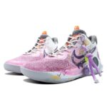 [Custom Neon Spaces for men and women]  KD Trey 5 IX Basketball Shoes Unisex Low-top Pink - Image 3