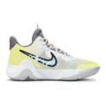 [Custom Afternoon love for both men and women]  KD Trey 5 IX Basketball Shoes Unisex Mid-Top Yellow/Blue/Gray/Black/White - Image 2