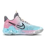 [Custom The same type of observer for men and women]  KD Trey 5 IX Basketball Shoes Unisex Mid-Top Blue/pink/black/white/gray - Image 2