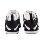[Custom Mecha Transforming Warrior]  Air Force 1 Skateboarding Shoes Unisex Low-top Black/white/gray - Image 5